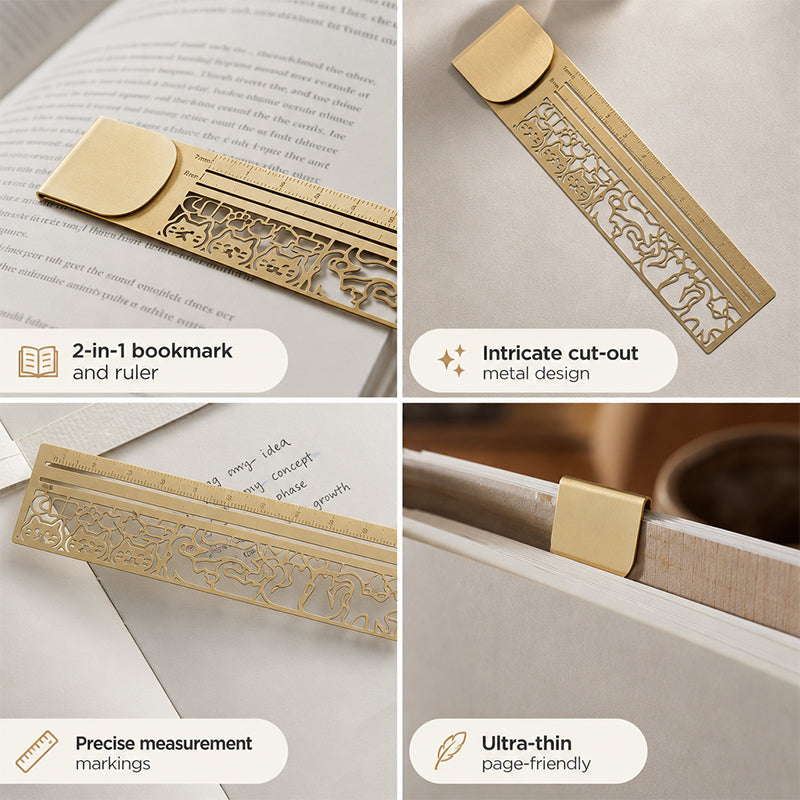📚Det ultimate, elegante 2-i-1-verktøyet for bokelskere! ✨