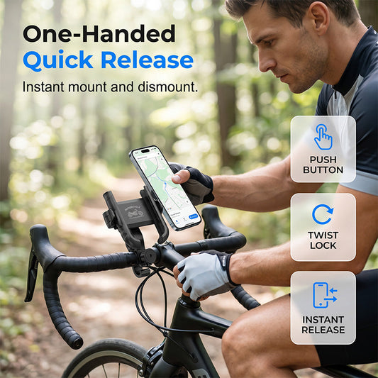 🚴♂️Bunnsolid telefonsikkerhet uansett hvor du sykler! 🔒