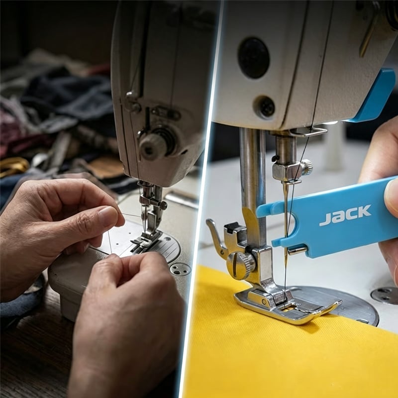 🧵 4-i-1 kompakt syassistent: Enkelt verktøy for automatisk nåletråding! ✂️
