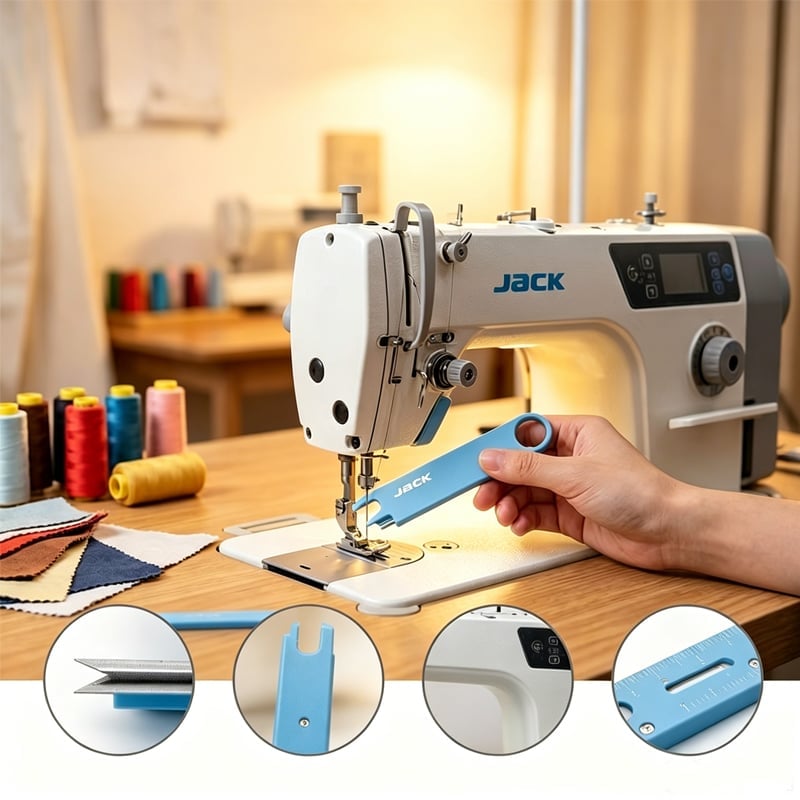 🧵 4-i-1 kompakt syassistent: Enkelt verktøy for automatisk nåletråding! ✂️
