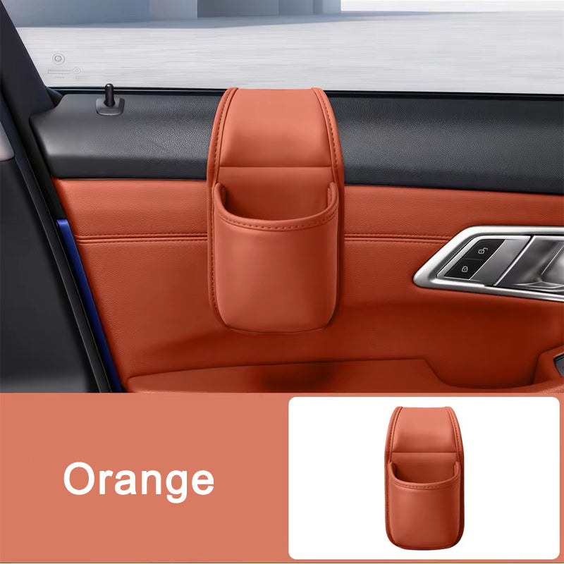 🚗 Multifunksjonell oppbevaringslomme til bildøren: Kopp- og mobilholder til bilens interiør! ✨