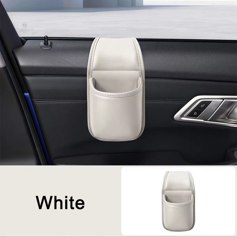 🚗 Multifunksjonell oppbevaringslomme til bildøren: Kopp- og mobilholder til bilens interiør! ✨