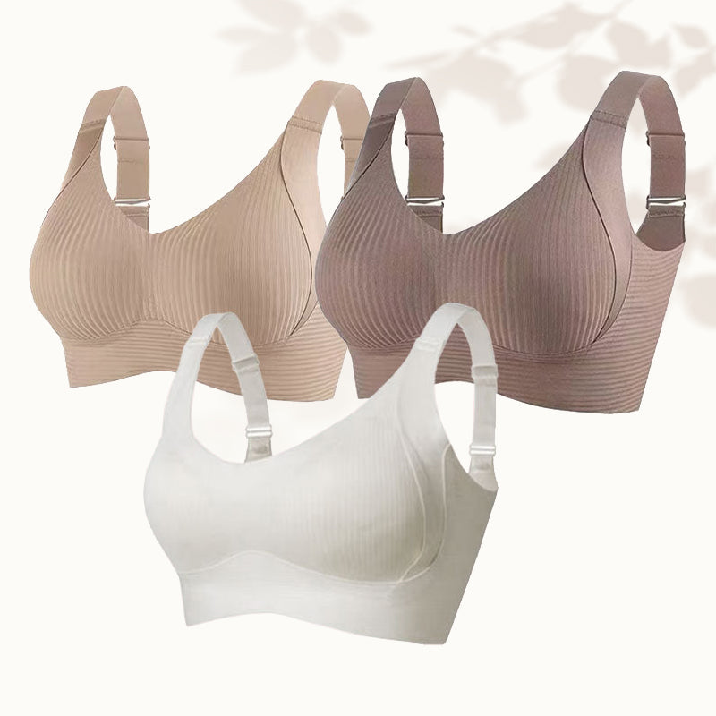 🎁✨ Siste dag: Kjøp 1, få 3 gratis 🔥 BH uten bøyle med ekstra god støtte og push-up-effekt 👍 Si farvel til slapp brysthud
