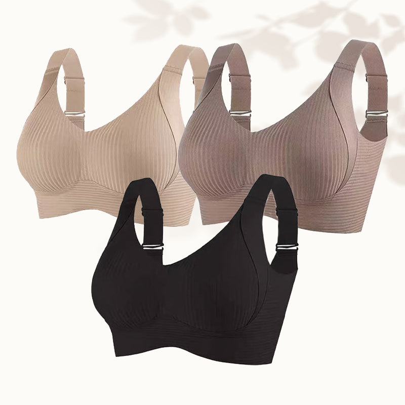 🎁✨ Siste dag: Kjøp 1, få 3 gratis 🔥 BH uten bøyle med ekstra god støtte og push-up-effekt 👍 Si farvel til slapp brysthud
