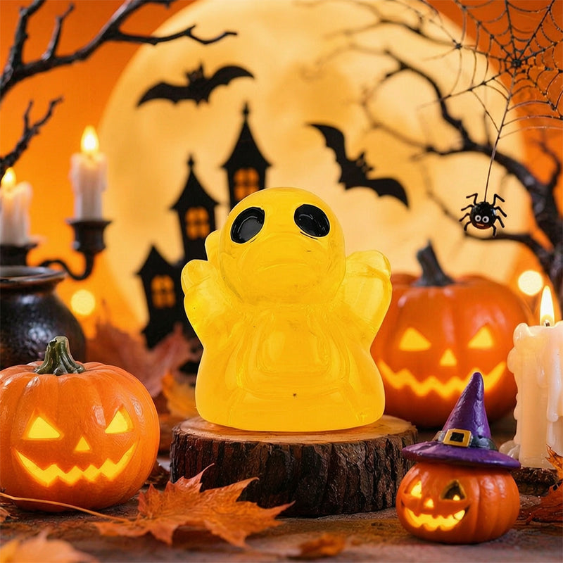 🎃🐤 Mini-ender i harpiks til Halloween – 12 skumle motiver