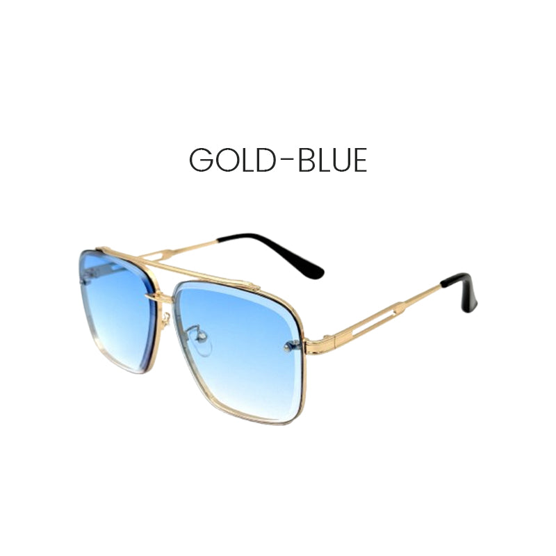 🔥HOT SALE - Retro solbriller med fargegradient og UV400-beskyttels