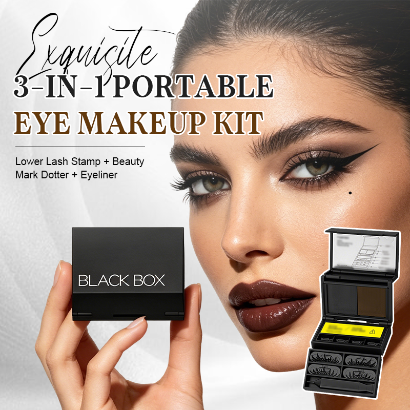 💋⏱️ 3-i-1-sett med øyesminkestempel — perfekte nedre vipper og eyeliner på 3 sekunder