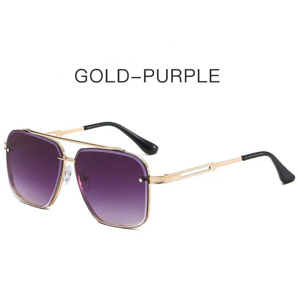 🔥HOT SALE - Retro solbriller med fargegradient og UV400-beskyttels