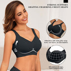 Ultimat Komfort Sømløs Sports-BH (3-pakning) – Push-up & Støtte Uten Spile