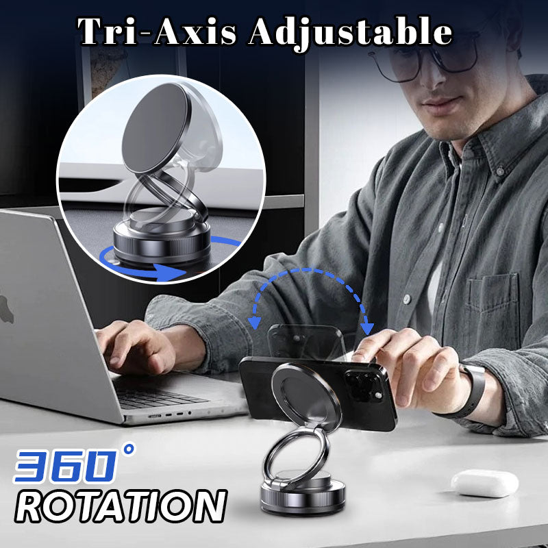 📱💫 Magnetisk mobiltelefonholder – Uanstrengt hold, justerbar visning!