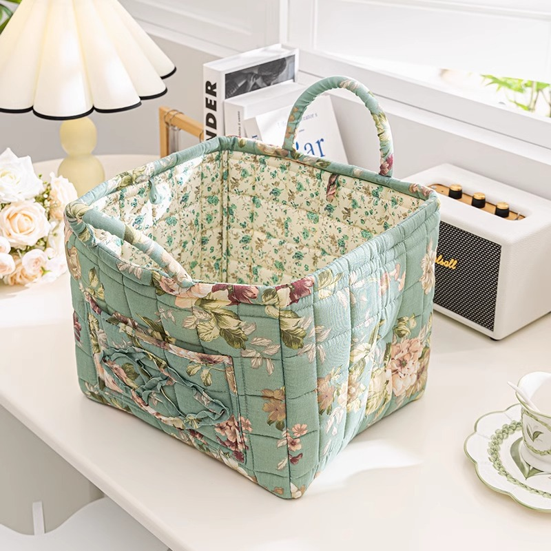 Boho Oppbevaringskurv i stoff