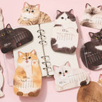 📅🐾3D-skrivebordskalender med katt og hun