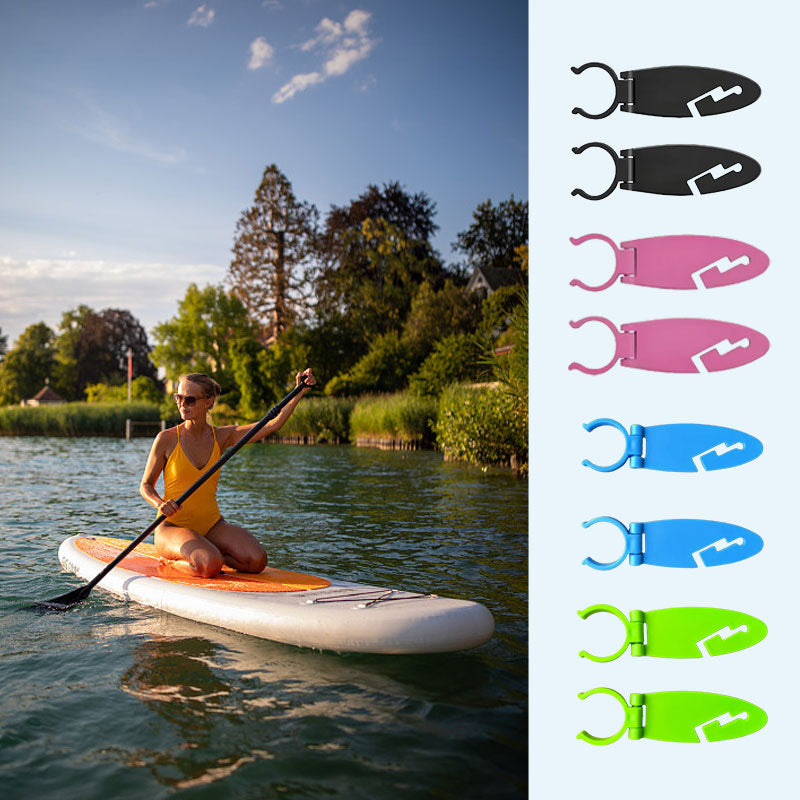 🧘‍♀️ Håndfri padleholder til SUP: Sikker festeklemme til dekkskinnen! 🚣
