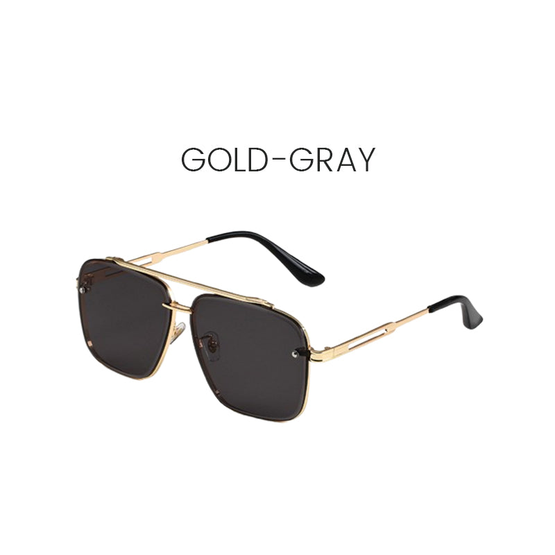 🔥HOT SALE - Retro solbriller med fargegradient og UV400-beskyttels