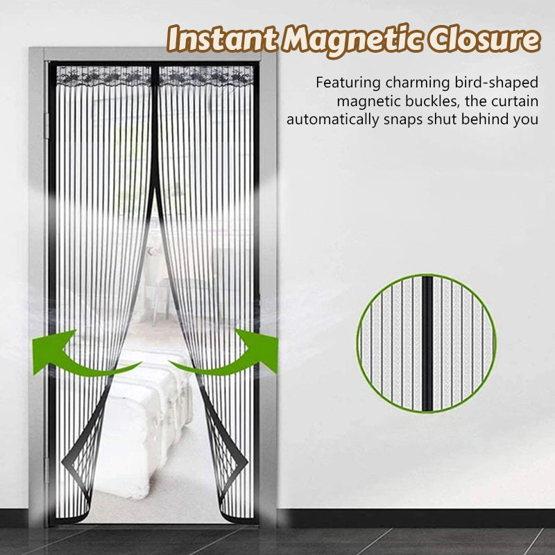 🦟 Hold skadedyr ute – monteres på 2 minutter! Dørgardinen av magnetisk netting! 🚪✨