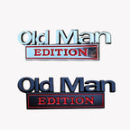 🚗Vis frem personligheten din med dette morsomme 💨 «Old Man Edition»-merket! 😆👴