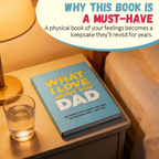 «What I Love About You» personlig dagbok – en hjertelig gave til mamma, pappa og venner 📖✨