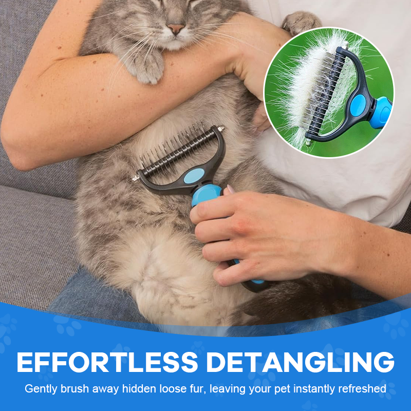 🐶 Smertefri kam for fjerning av floker hos kjæledyr: Sikker flokkfjerner som ikke skraper! 🐈