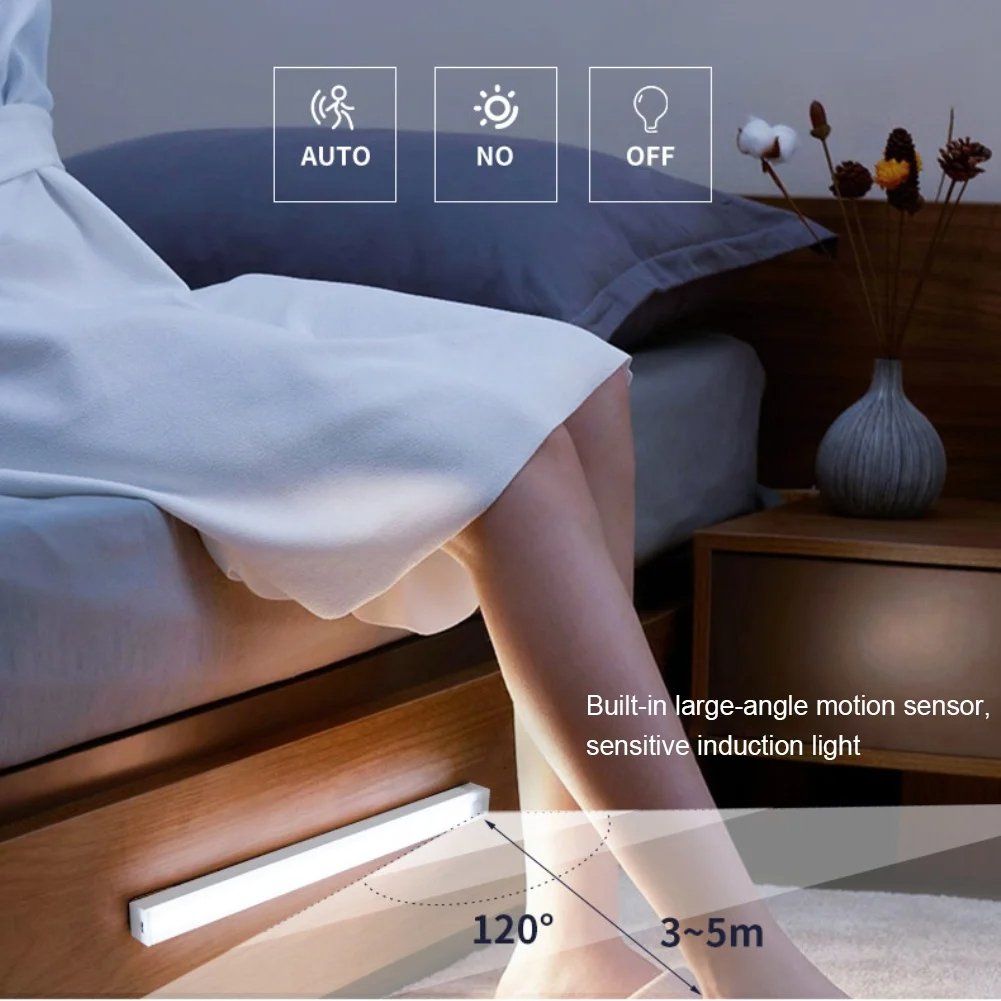🔥Tidsbegrenset tilbud - oppladbart LED-lys, ingen hulling nødvendig, smart sensor, magnetis