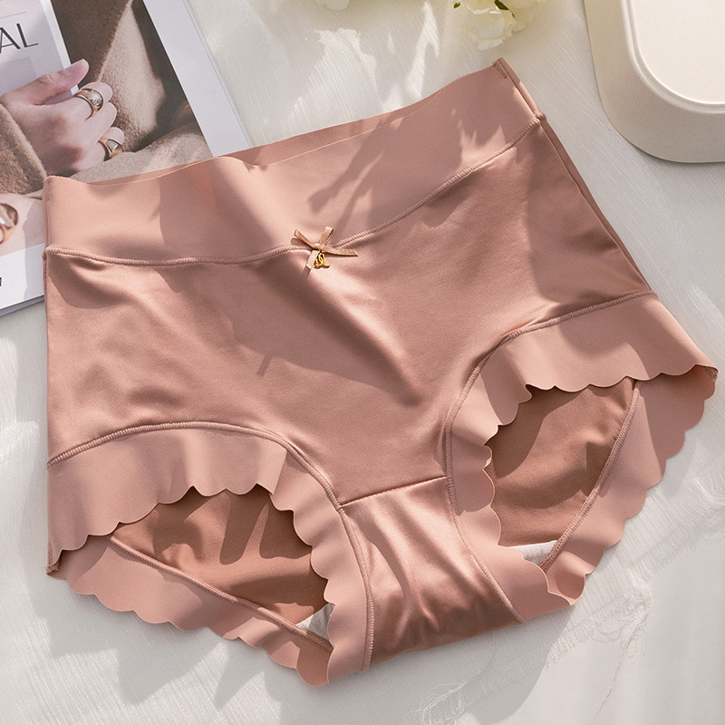 🎁Kjøp 1 Få 2 (3-pakning) Premium Satin Antibacterial Ice Silk Fuktabsorberende truse