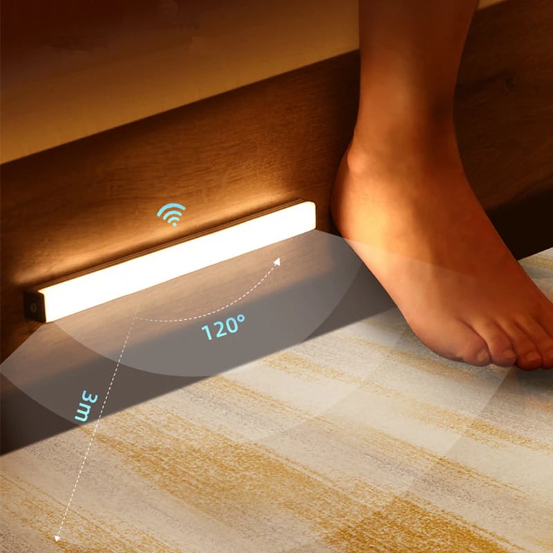 🔥Tidsbegrenset tilbud - oppladbart LED-lys, ingen hulling nødvendig, smart sensor, magnetis