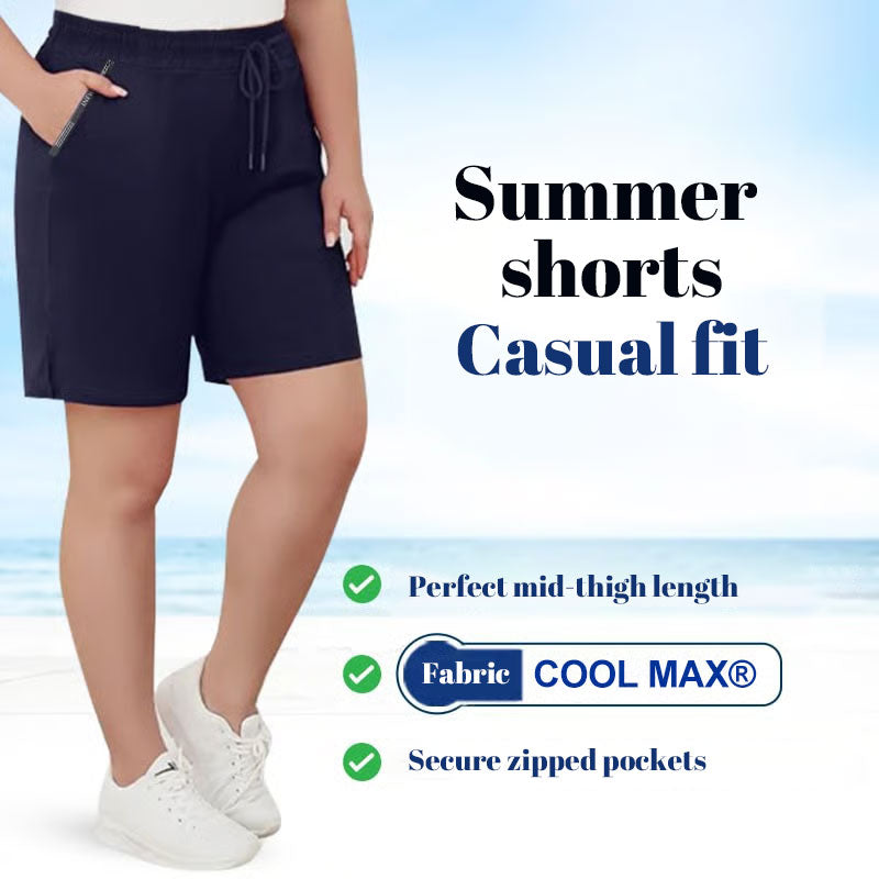 ⌛Ukens spesialtilbud🧊Holder deg kjølig hele sommeren❄️🩳Hurtigtørkende stretchshorts laget av is-silk