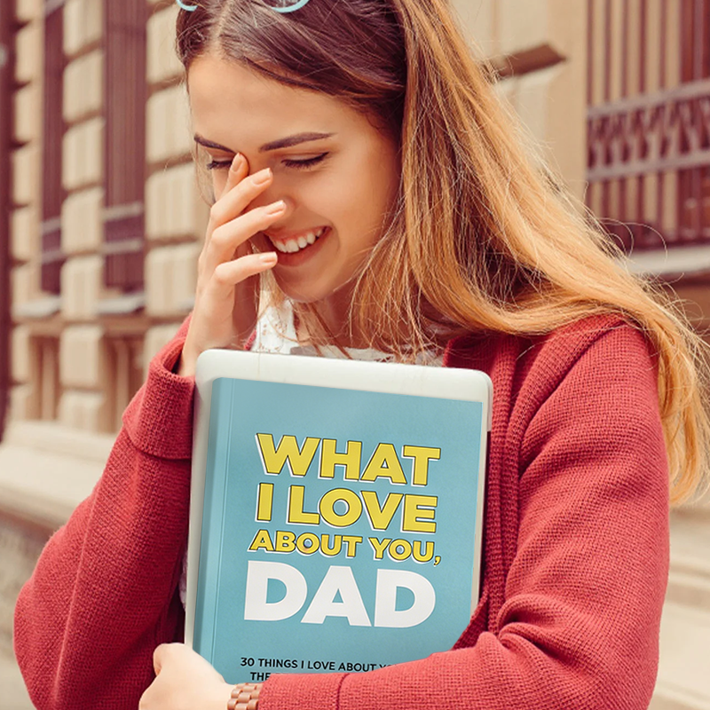 «What I Love About You» personlig dagbok – en hjertelig gave til mamma, pappa og venner 📖✨
