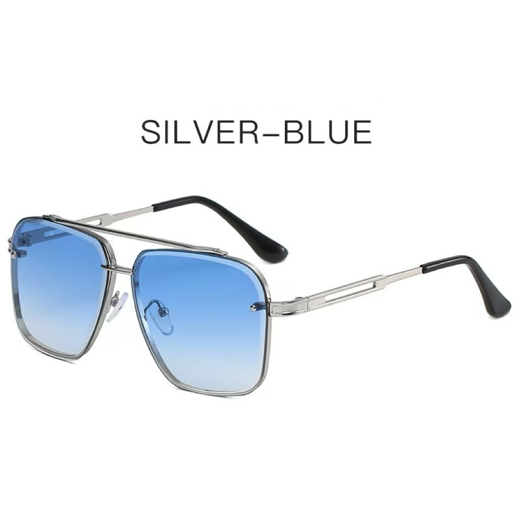 🔥HOT SALE - Retro solbriller med fargegradient og UV400-beskyttels