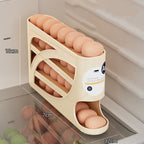 Rullende eggholder – plassbesparende oppbevaring i kjøleskapet (30 egg) 🥚