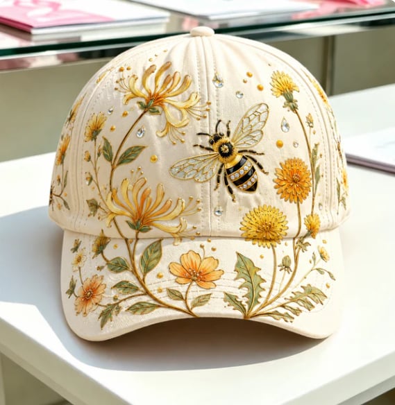 🌸🌿 Garden Morning-baseballcap: Mild sol og hverdagslig hygge! ☀️🌱🧢
