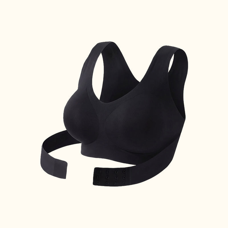 🧘 Sport-BH for kvinner som korrigerer holdningen og glatter ut ryggen: Støtte uten bøyle og lukking foran! ✨