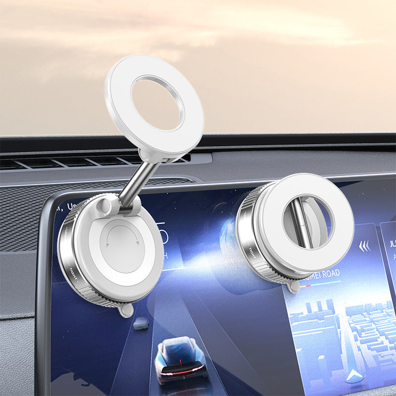 2025 Nyeste 360° justerbar, magnetisk sugekopp-telefonholder med vakuu