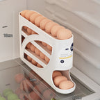 Rullende eggholder – plassbesparende oppbevaring i kjøleskapet (30 egg) 🥚