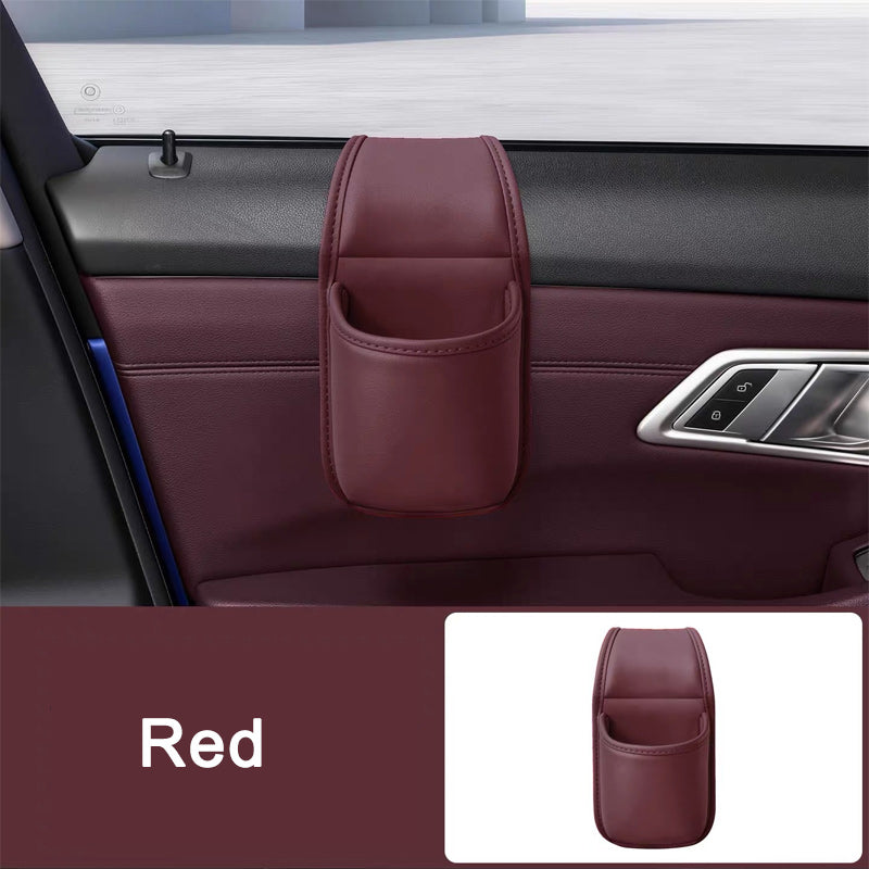 🚗 Multifunksjonell oppbevaringslomme til bildøren: Kopp- og mobilholder til bilens interiør! ✨