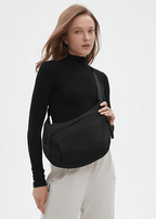 🔥Fasjonabel skulderveske i nylon i ensfarge