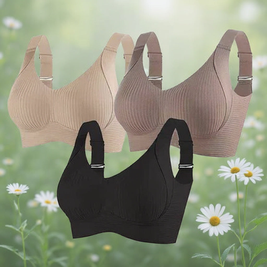 🎁✨Siste dag: Kjøp 1, få 3 pakker🔥Superstøttende BH | Push-up-BH uten bøyle👍Ikke mer hengende bryste