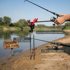 🔧 Ikke mer vingling, ikke mer glidning – stanga holder seg på plass helt til du er klar til å kjempe! 🎣💪