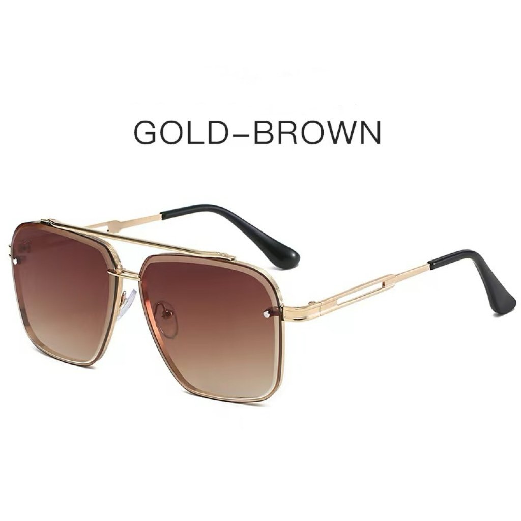 🔥HOT SALE - Retro solbriller med fargegradient og UV400-beskyttels