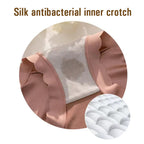 🎁Kjøp 1 Få 2 (3-pakning) Premium Satin Antibacterial Ice Silk Fuktabsorberende truse