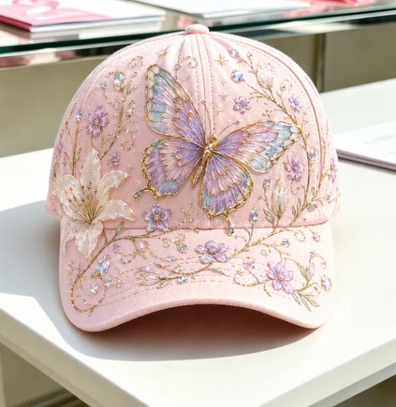 🌸🌿 Garden Morning-baseballcap: Mild sol og hverdagslig hygge! ☀️🌱🧢