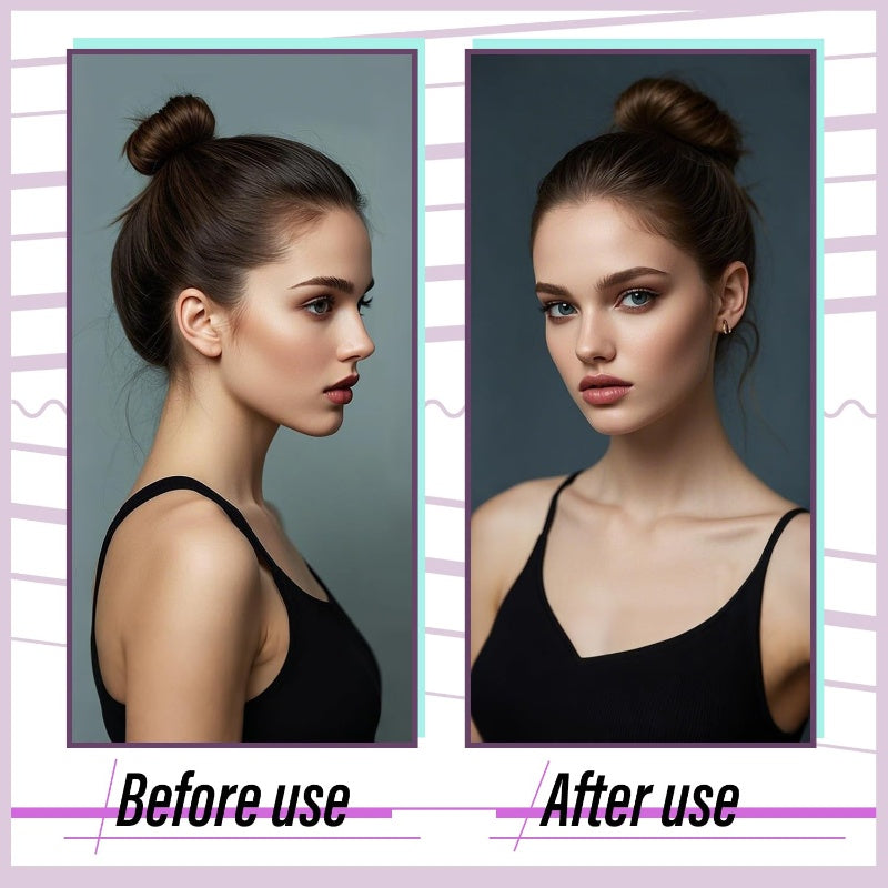 💇‍♀️ Scrunchie til uordentlig hårknute: Forlengelse til hårknuten i syntetisk hår som gir øyeblikkelig volum! ✨🌸