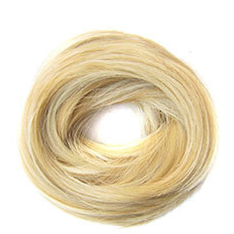 💇‍♀️ Scrunchie til uordentlig hårknute: Forlengelse til hårknuten i syntetisk hår som gir øyeblikkelig volum! ✨🌸