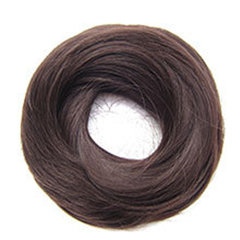 💇‍♀️ Scrunchie til uordentlig hårknute: Forlengelse til hårknuten i syntetisk hår som gir øyeblikkelig volum! ✨🌸