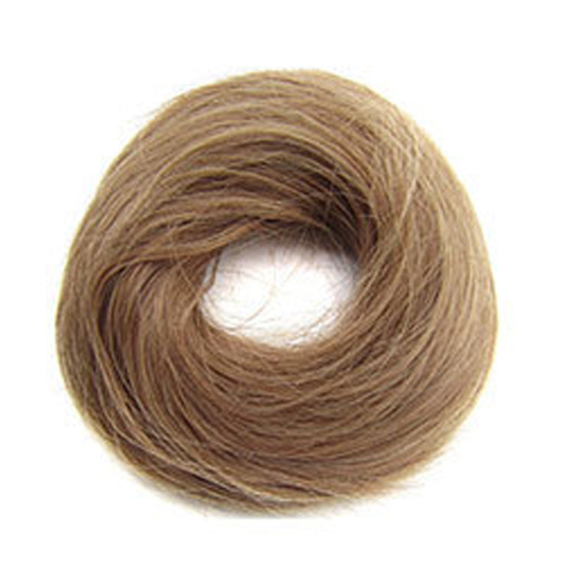 💇‍♀️ Scrunchie til uordentlig hårknute: Forlengelse til hårknuten i syntetisk hår som gir øyeblikkelig volum! ✨🌸